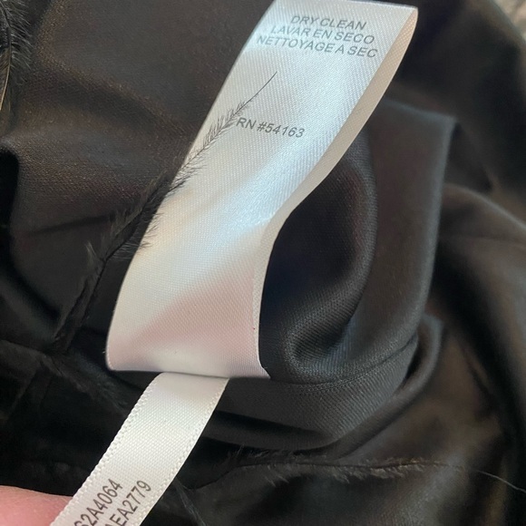 Jessica Simpson Sequin Feather Black Dress Party Cocktail size 10 NWTs - Picture 16 of 16